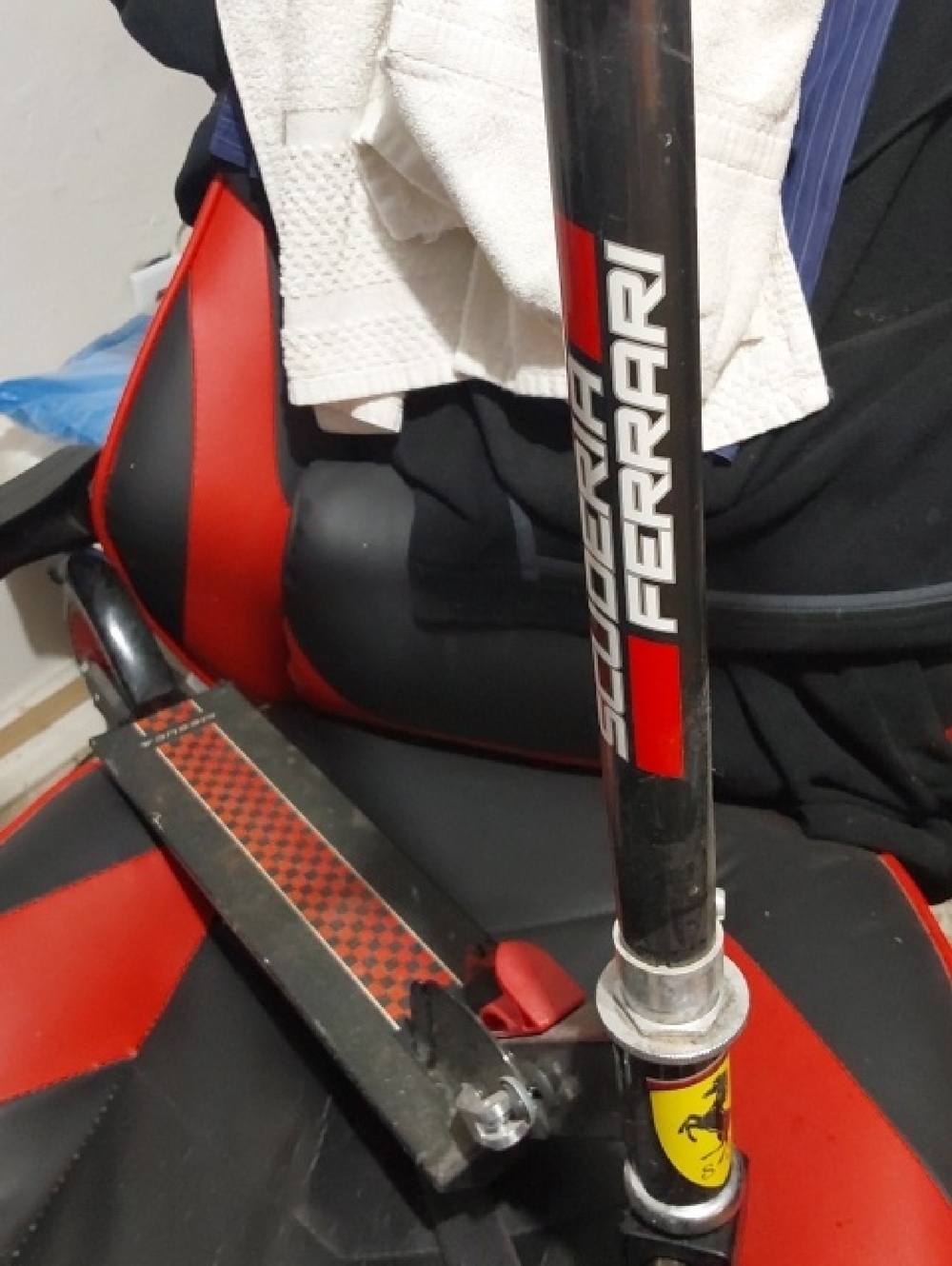 Ferrari Kids Scooter in Red and Black For Teens